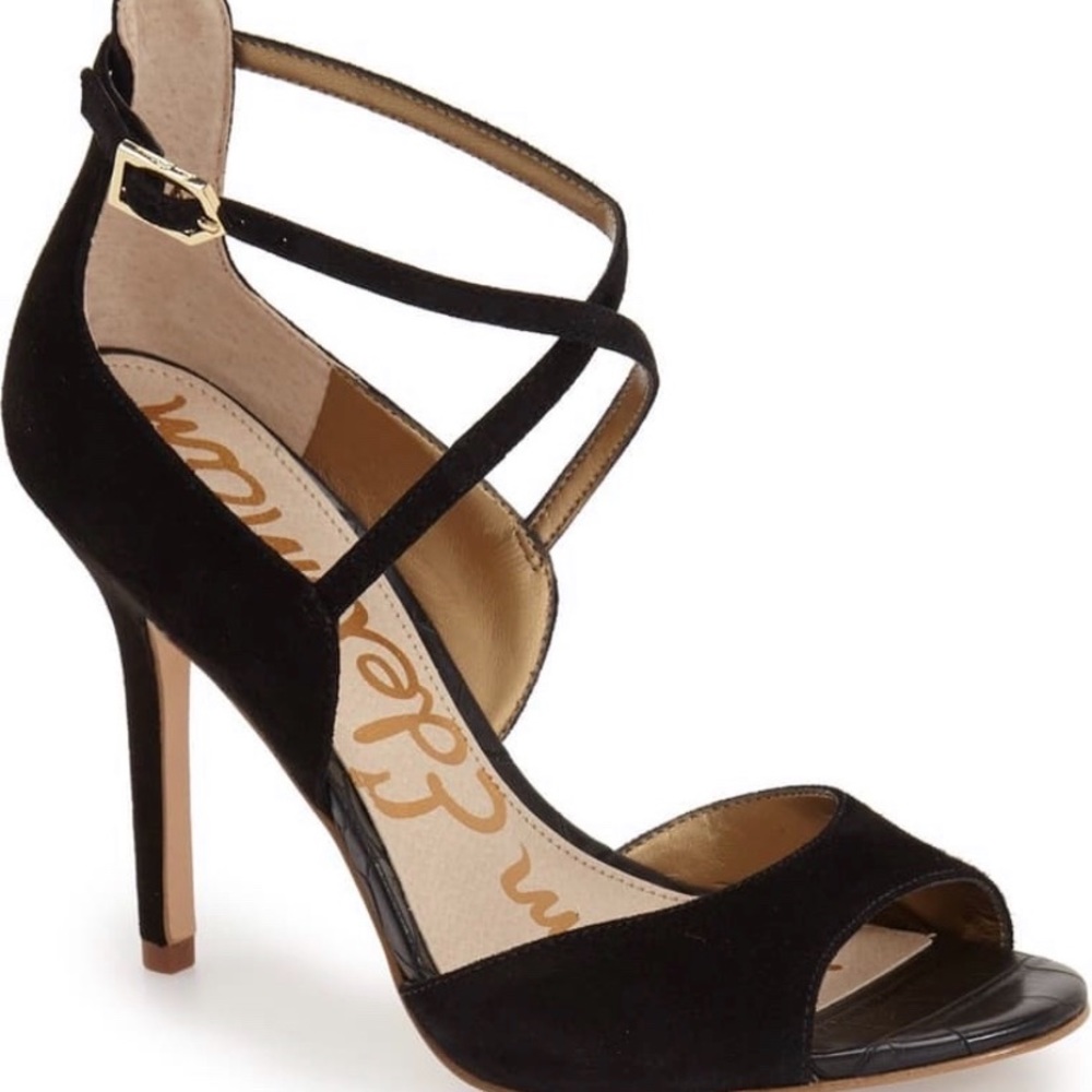 Sam Edelman Cross Ankle Strap Heels